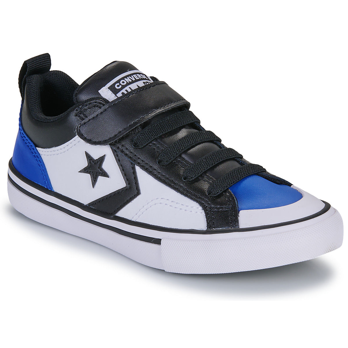 Scarpe bambini ragazzo Converse PRO BLAZE STRAP LEATHER EASY ON Bianco