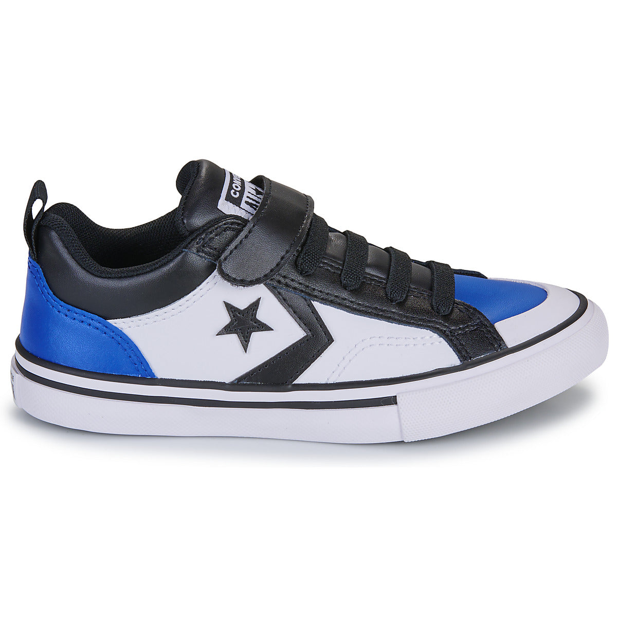 Scarpe bambini ragazzo Converse PRO BLAZE STRAP LEATHER EASY ON Bianco