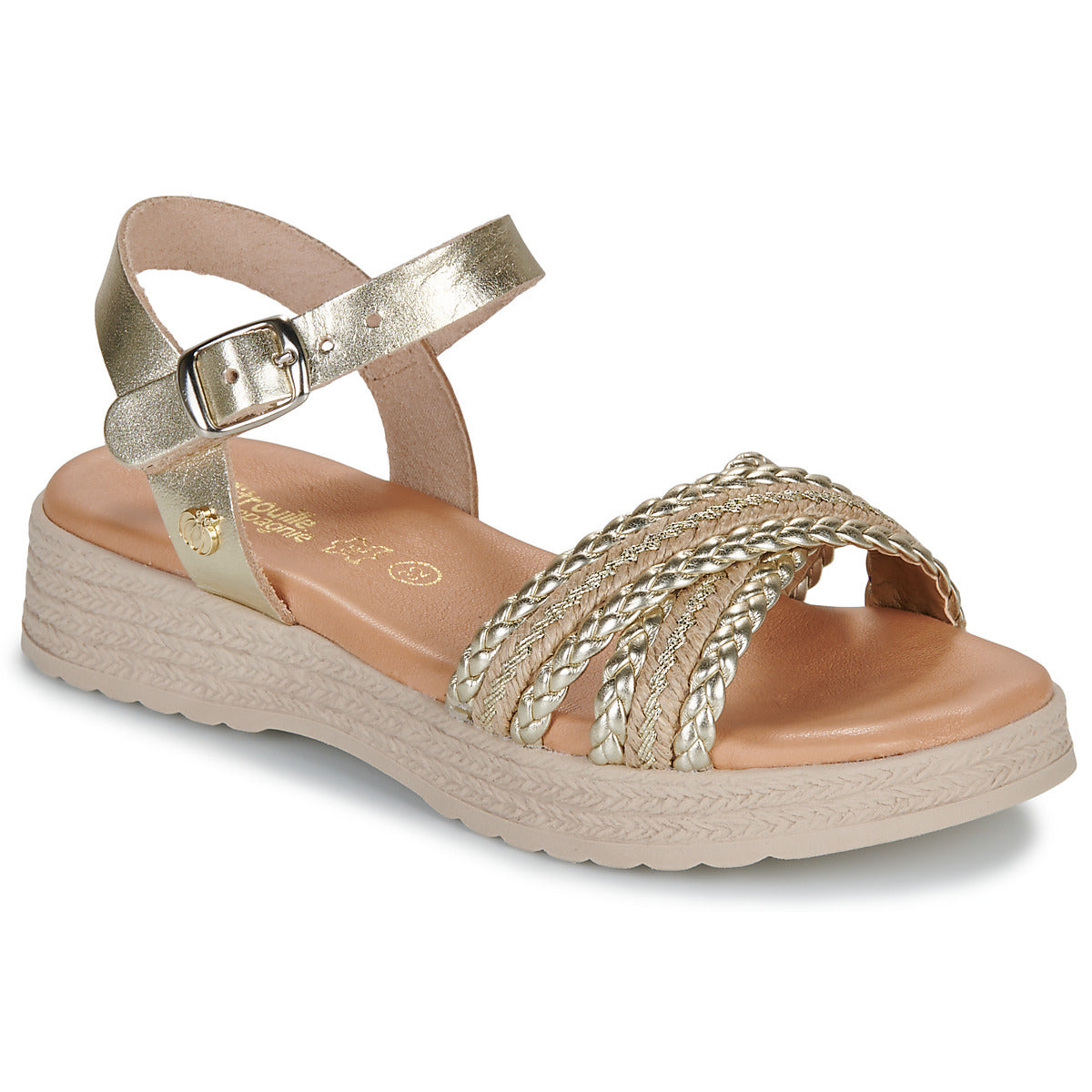 Sandali bambini ragazza Citrouille et Compagnie PIXI Oro