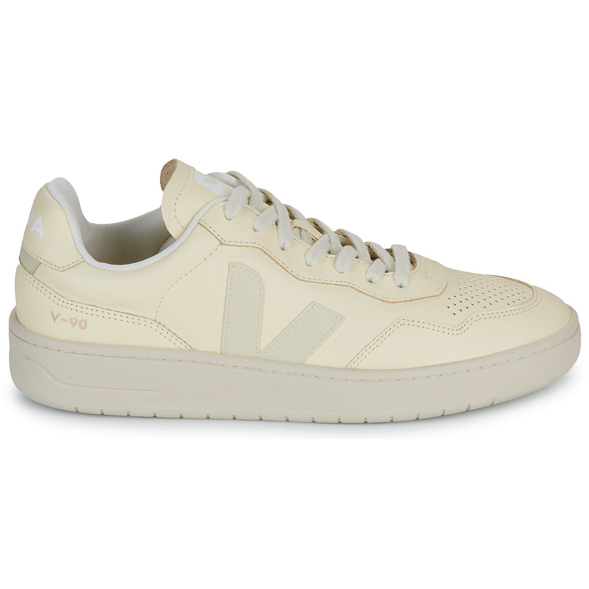 Sneakers Uomo Veja V-90 Beige
