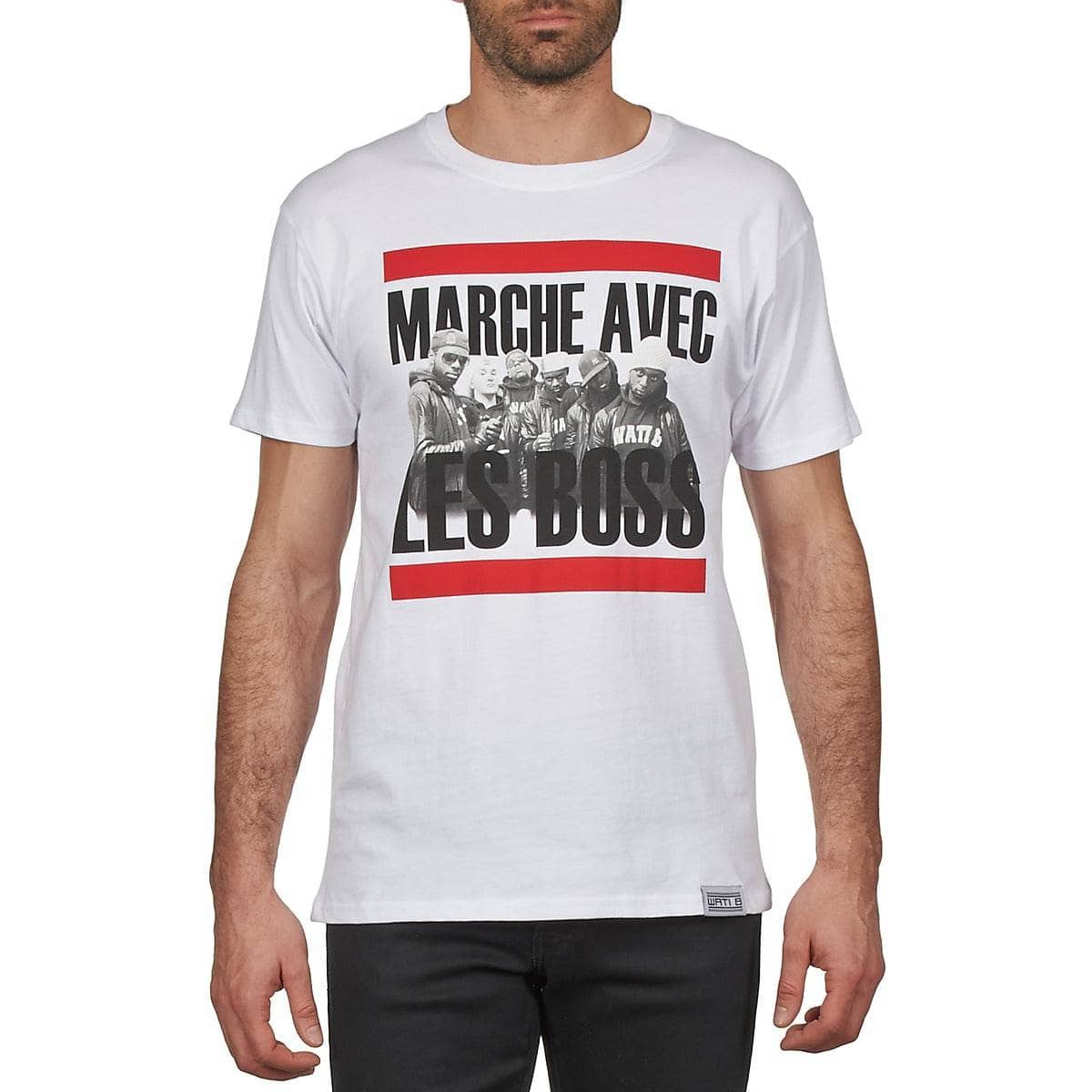 T-shirt Uomo Wati B BOSS Bianco