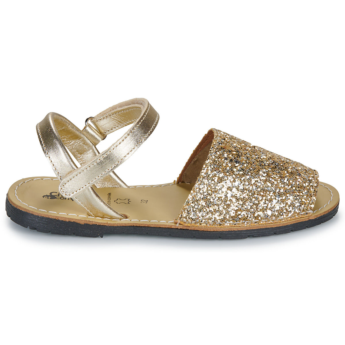 Sandali bambini ragazza Citrouille et Compagnie PAILETTE Oro