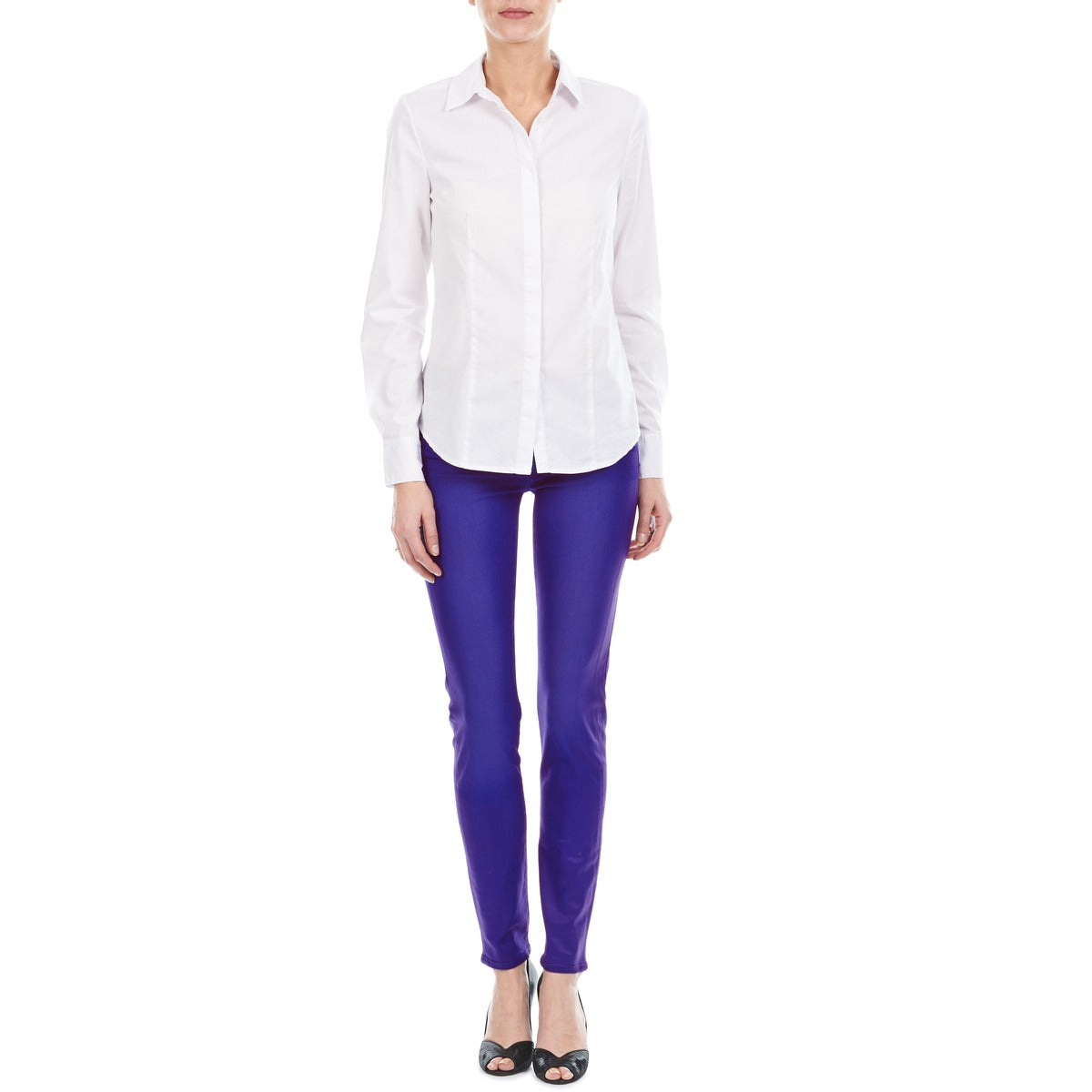Jeans Slim Donna 7 for all Mankind THE SKINNY VINE LEAF Viola