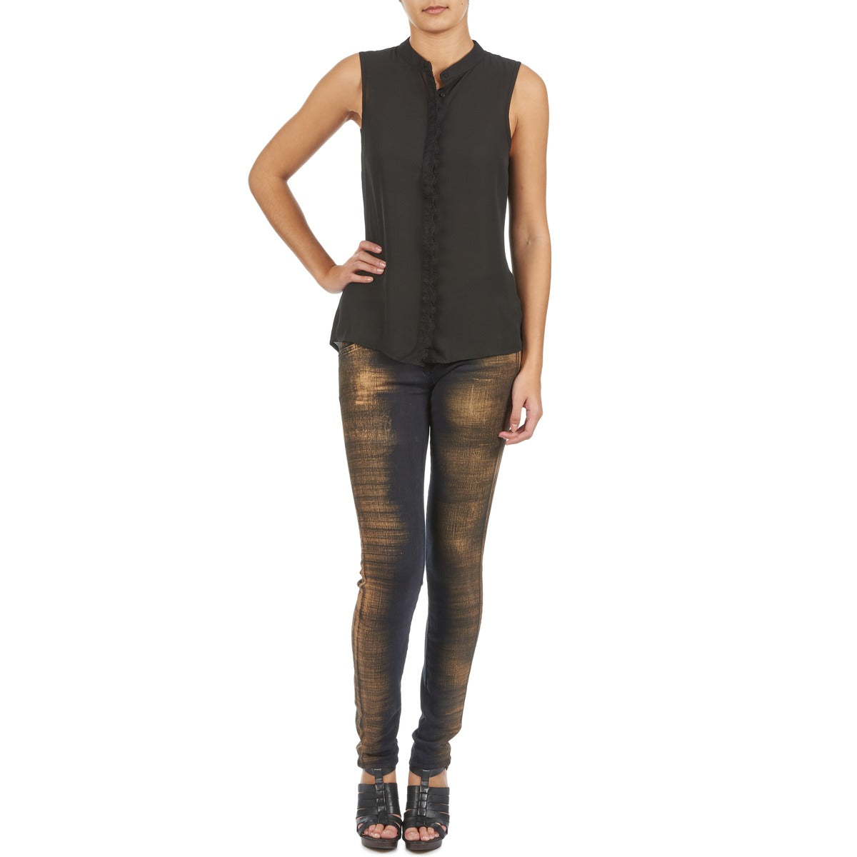 Jeans Slim Donna 7 for all Mankind OLIVYA Blu