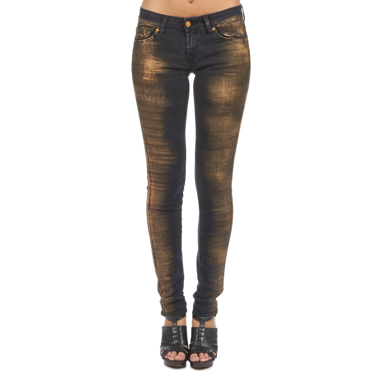 Jeans Slim Donna 7 for all Mankind OLIVYA Blu