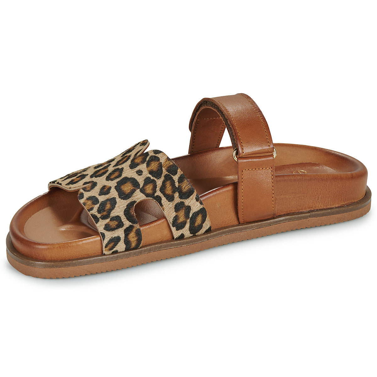 Scarpe Donna Exé Shoes 967-KIMOLOS-LEOPARD-TAN Marrone