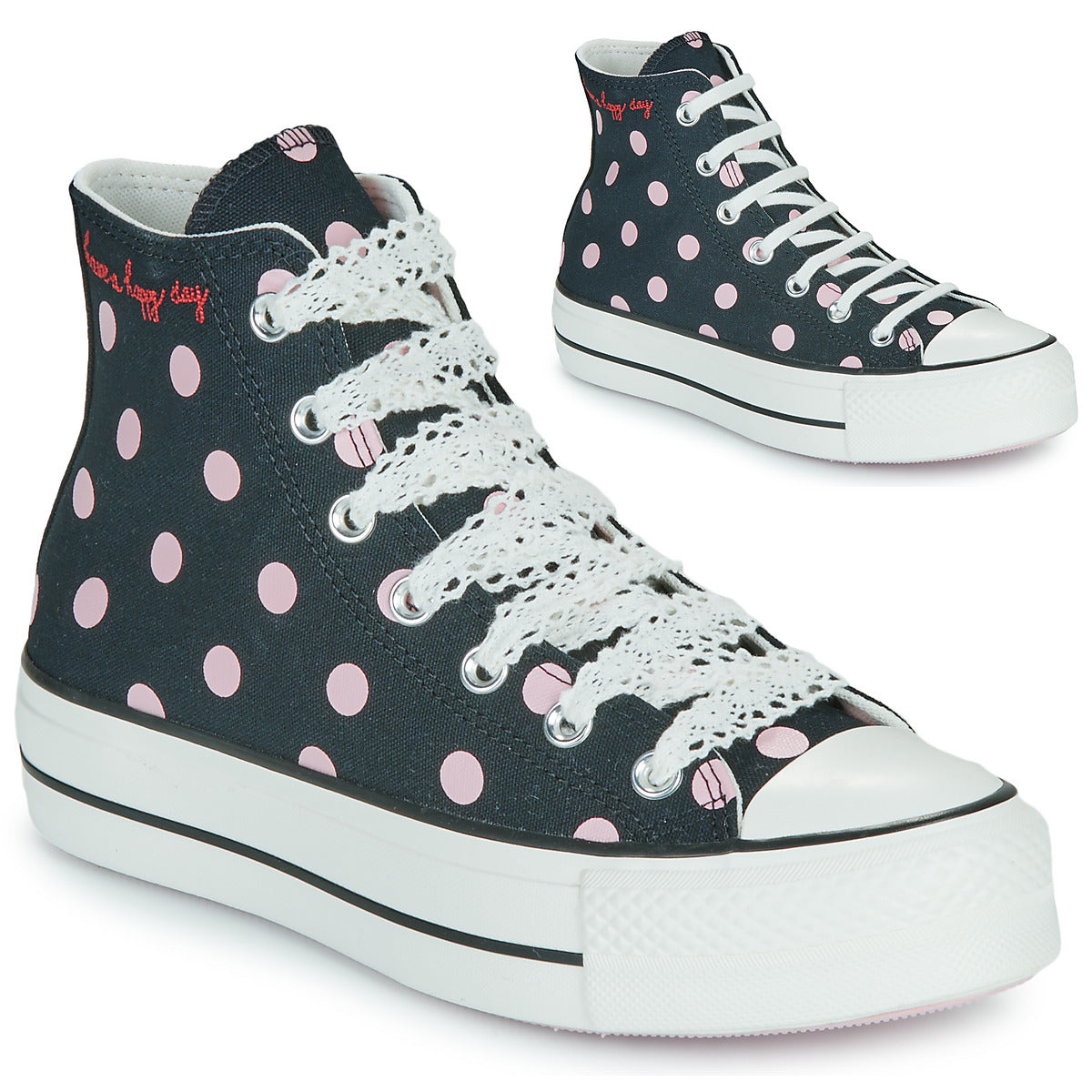Sneakers alte Donna Converse CHUCK TAYLOR ALL STAR LIFT Nero