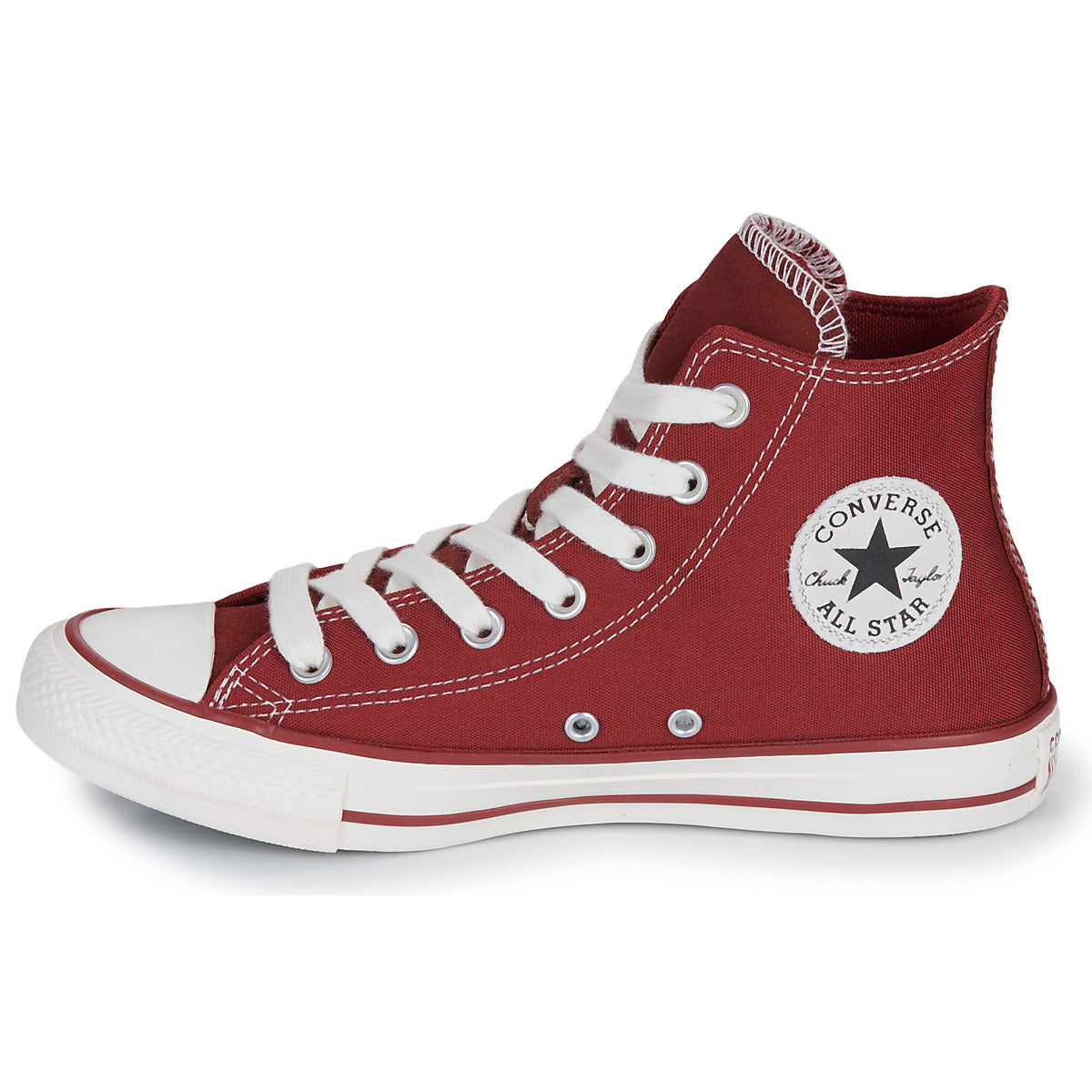 Sneakers alte Donna Converse CHUCK TAYLOR ALL STAR CANVAS + SUEDE Rosso