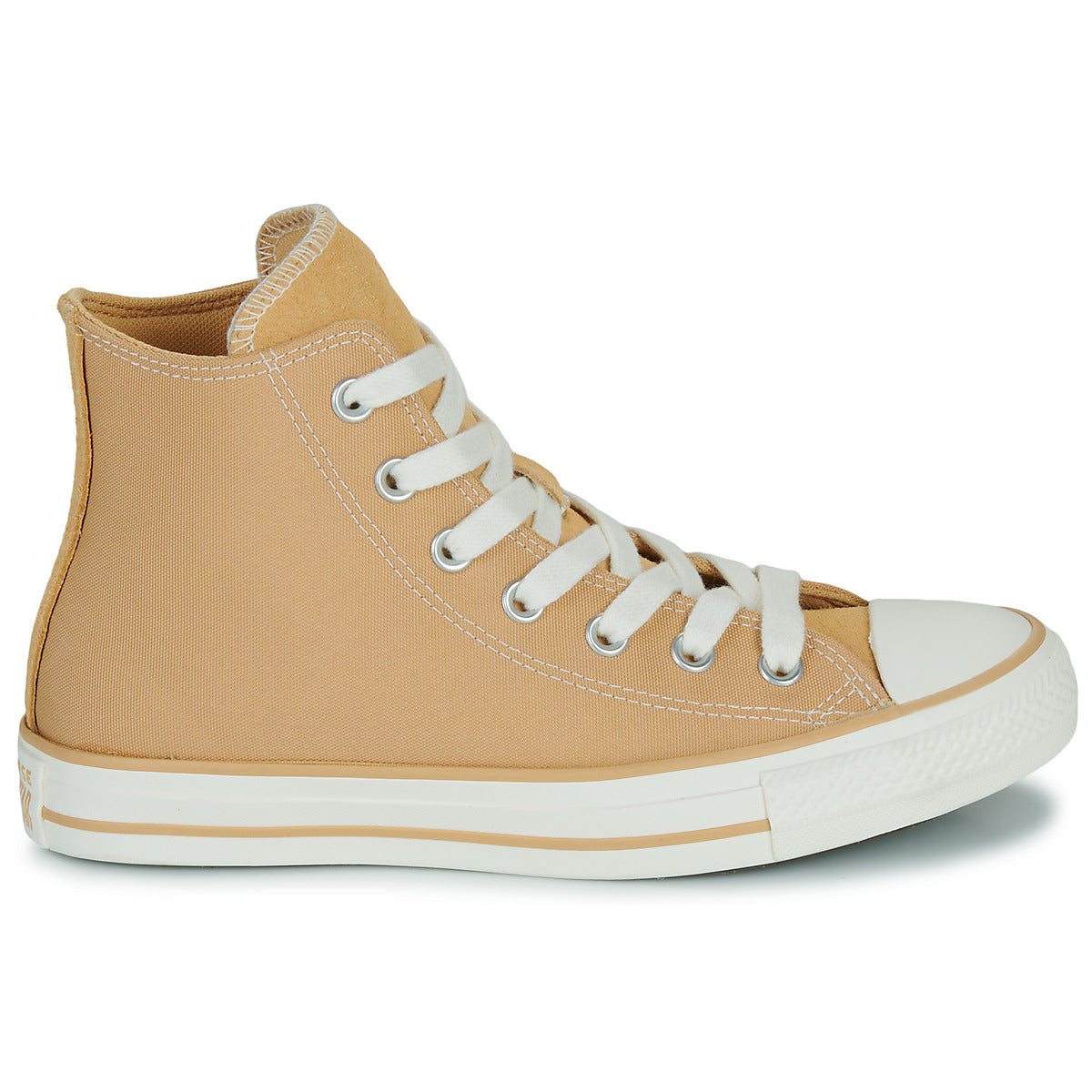 Sneakers alte Donna Converse CHUCK TAYLOR ALL STAR CANVAS + SUEDE Beige