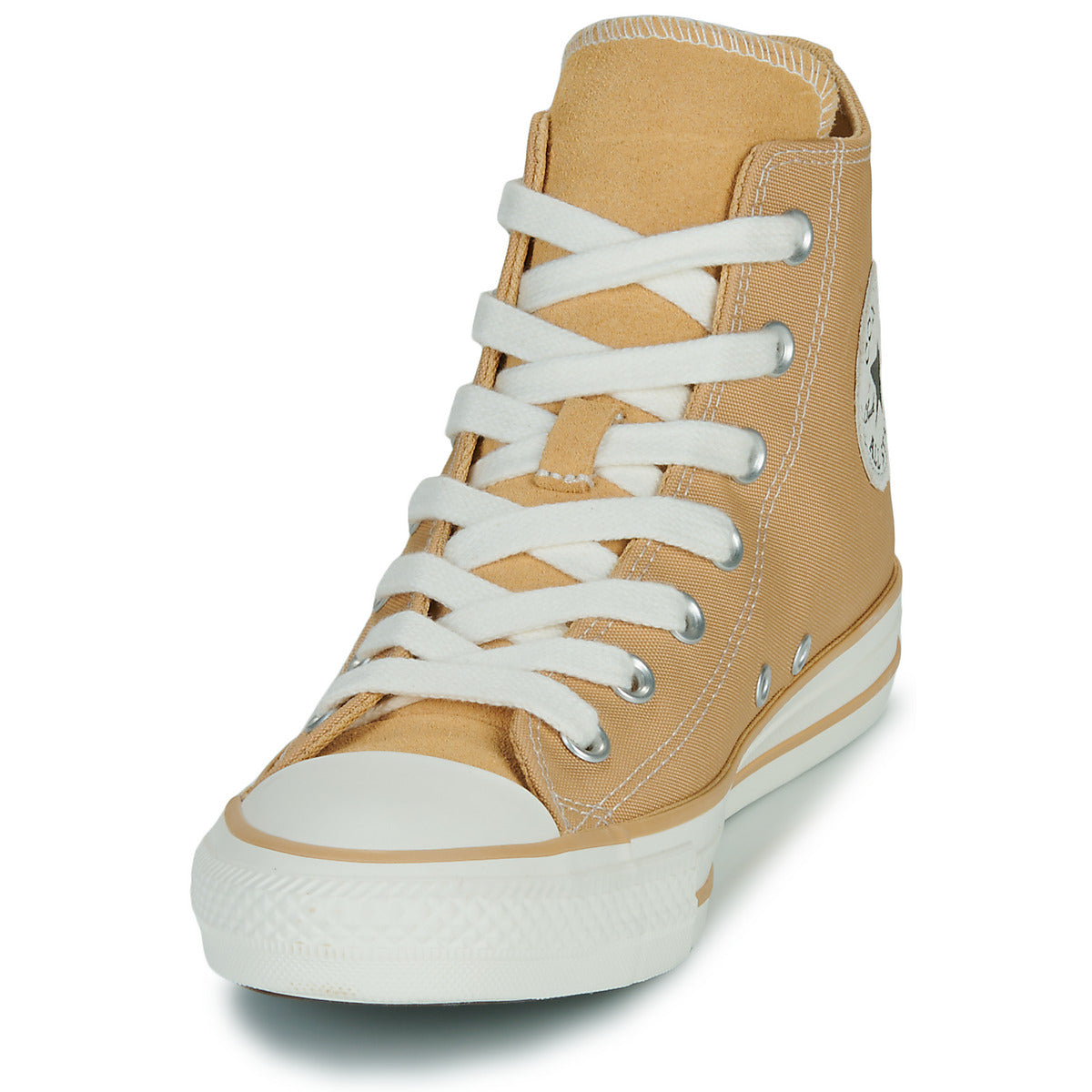 Sneakers alte Donna Converse CHUCK TAYLOR ALL STAR CANVAS + SUEDE Beige