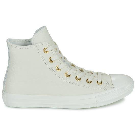 Sneakers alte Donna Converse CHUCK TAYLOR ALL STAR GOLD Bianco