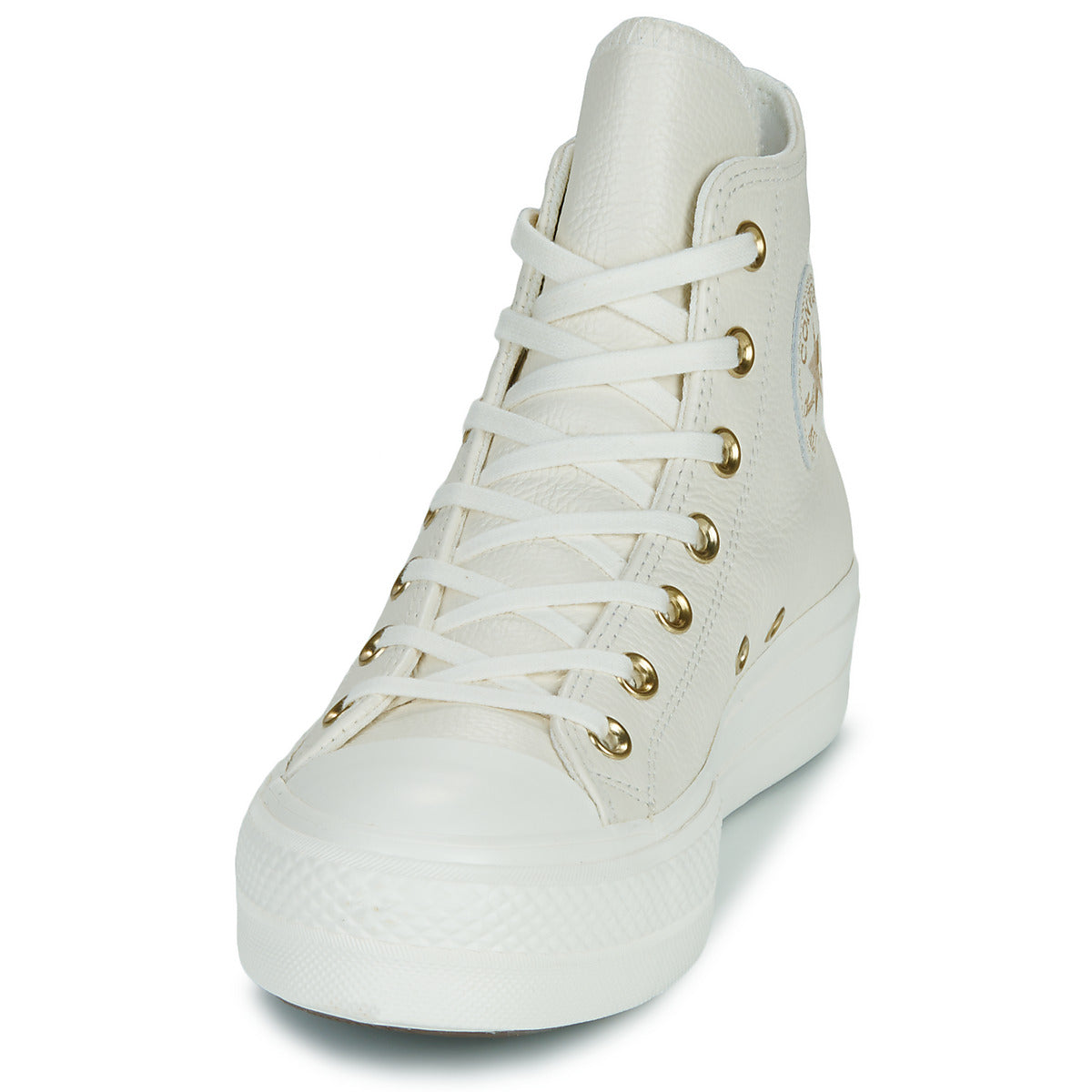 Sneakers alte Donna Converse CHUCK TAYLOR ALL STAR LIFT PLATFORM GOLD Bianco