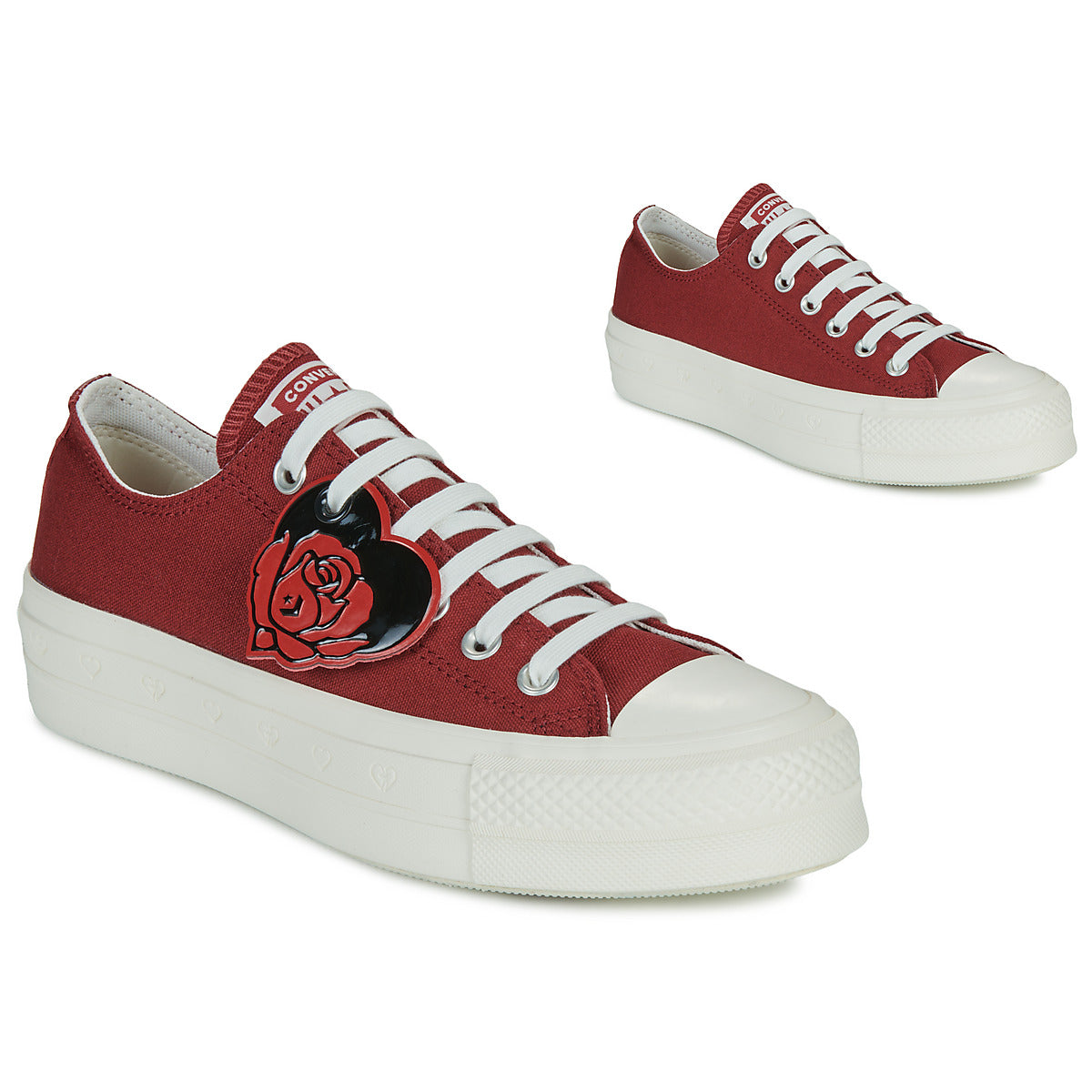 Sneakers basse Donna Converse CHUCK TAYLOR ALL STAR LIFT Rosso