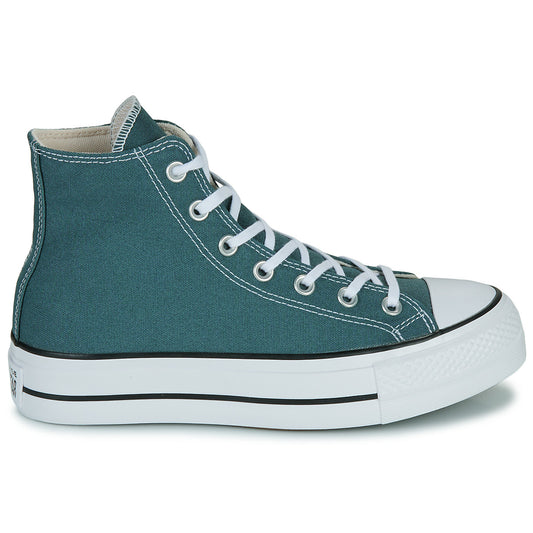 Sneakers alte Donna Converse CHUCK TAYLOR ALL STAR LIFT PLATFORM Verde