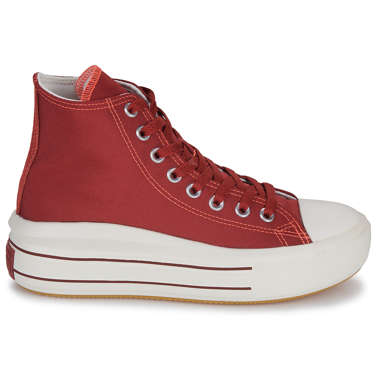 Sneakers alte Donna Converse CHUCK TAYLOR ALL STAR MOVE PLATFORM RETRO SPORT Rosso
