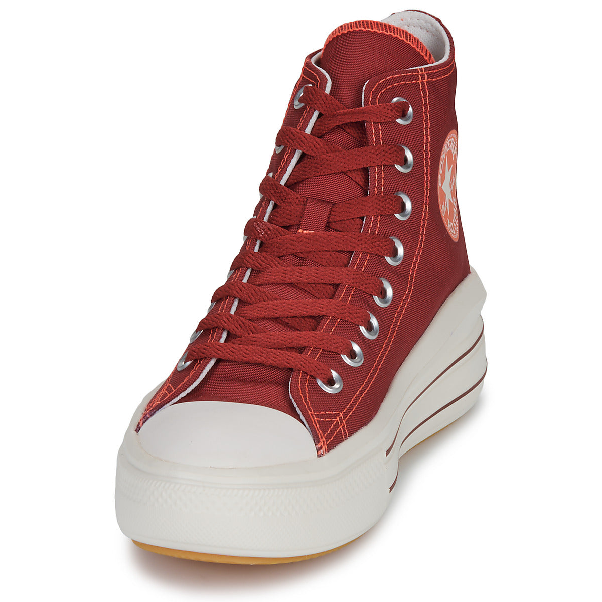 Sneakers alte Donna Converse CHUCK TAYLOR ALL STAR MOVE PLATFORM RETRO SPORT Rosso