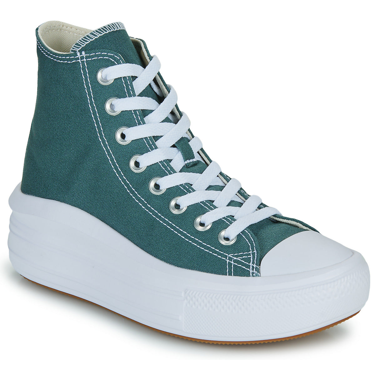 Sneakers alte Donna Converse CHUCK TAYLOR ALL STAR MOVE PLATFORM Verde