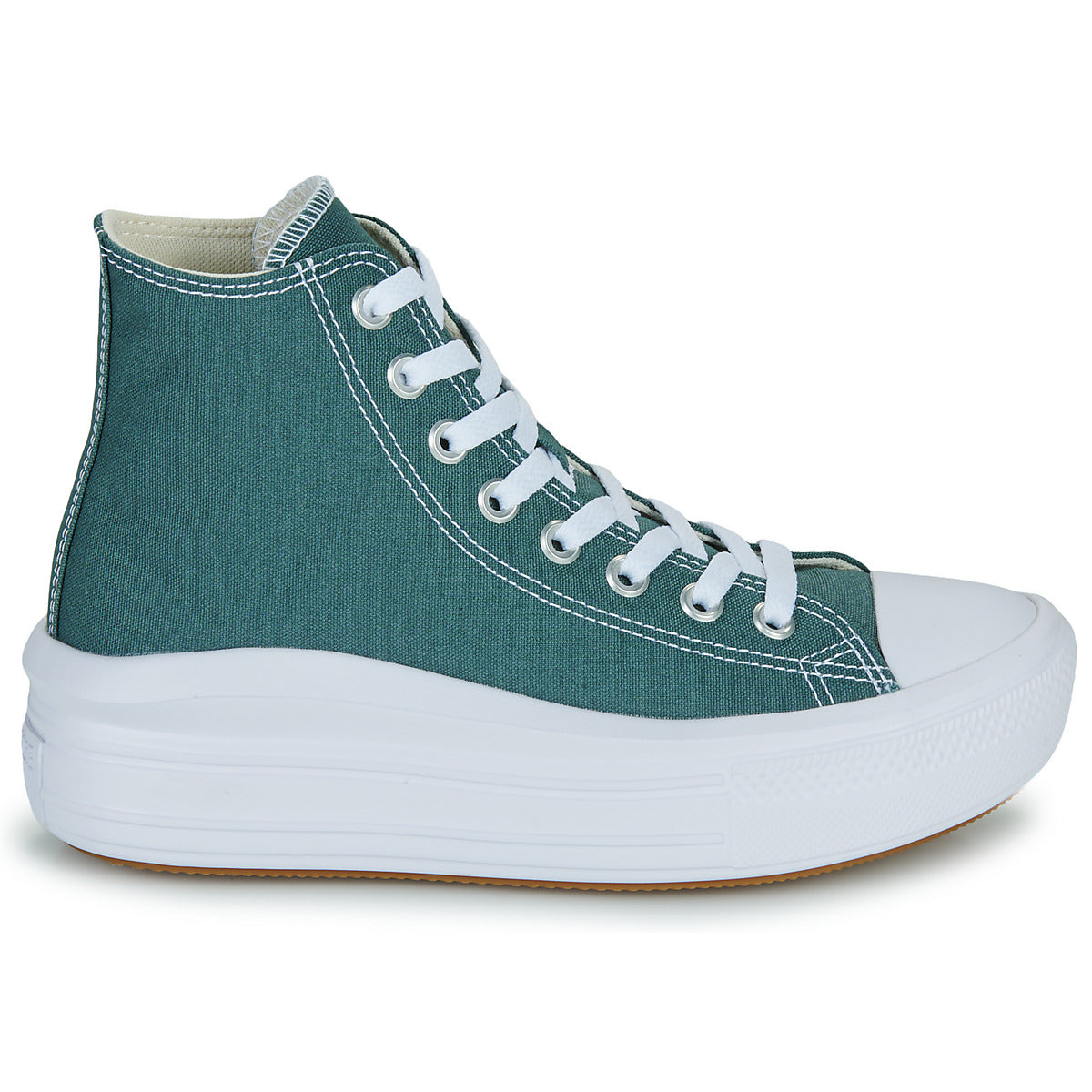Sneakers alte Donna Converse CHUCK TAYLOR ALL STAR MOVE PLATFORM Verde