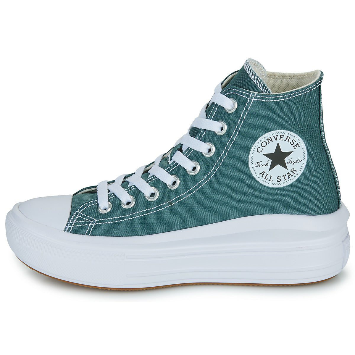 Sneakers alte Donna Converse CHUCK TAYLOR ALL STAR MOVE PLATFORM Verde
