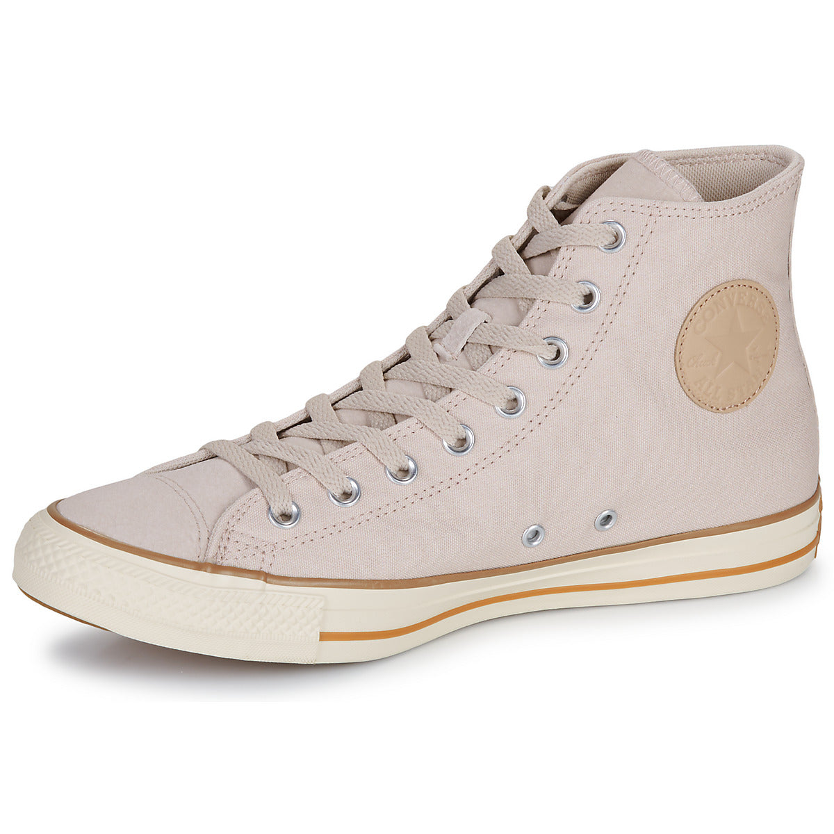 Sneakers alte Uomo Converse CHUCK TAYLOR ALL STAR CANVAS LEATHER Beige