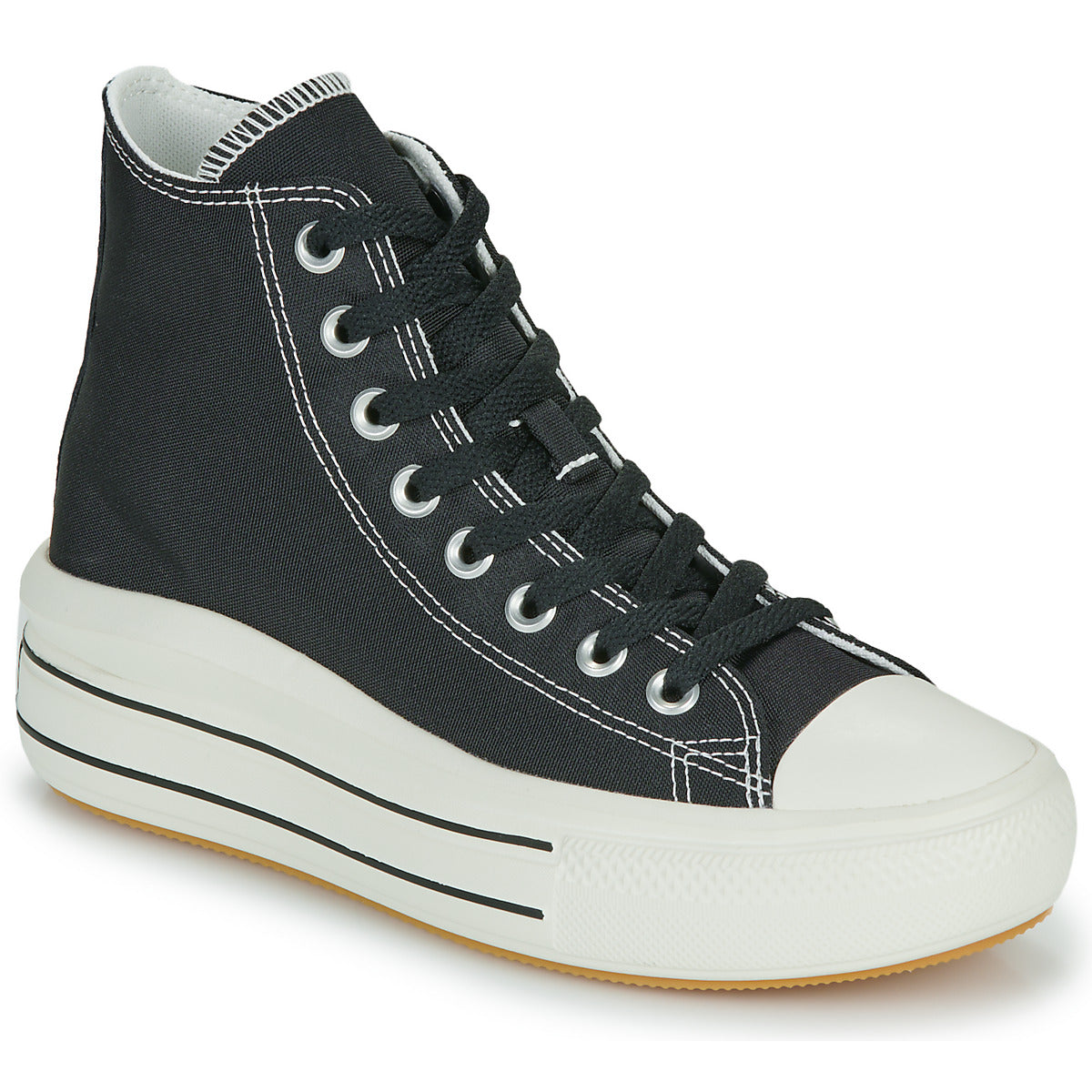 Sneakers alte Donna Converse CTAS MOVE PLATFORM RETRO SPORT Nero