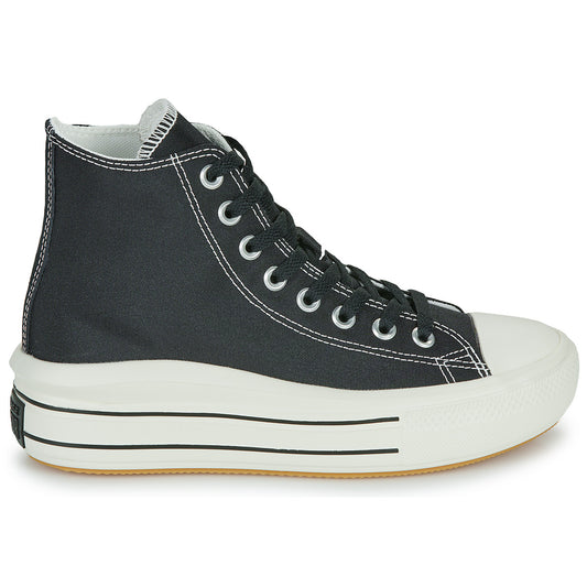 Sneakers alte Donna Converse CTAS MOVE PLATFORM RETRO SPORT Nero