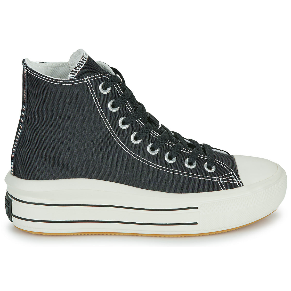 Sneakers alte Donna Converse CTAS MOVE PLATFORM RETRO SPORT Nero