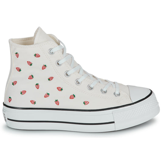 Sneakers alte Donna Converse CHUCK TAYLOR ALL STAR LIFT Bianco