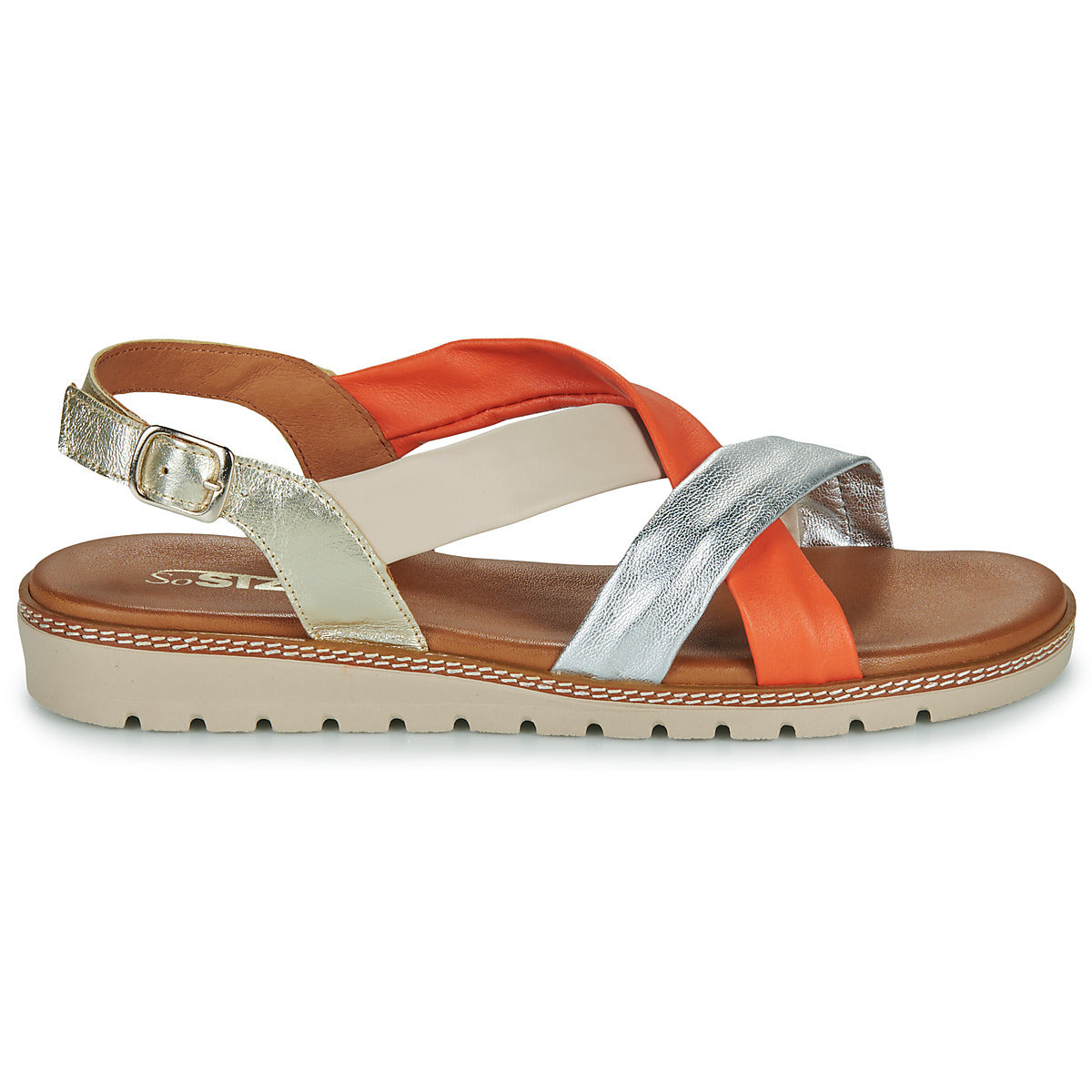 Sandali Donna So Size MARYSSA Argento