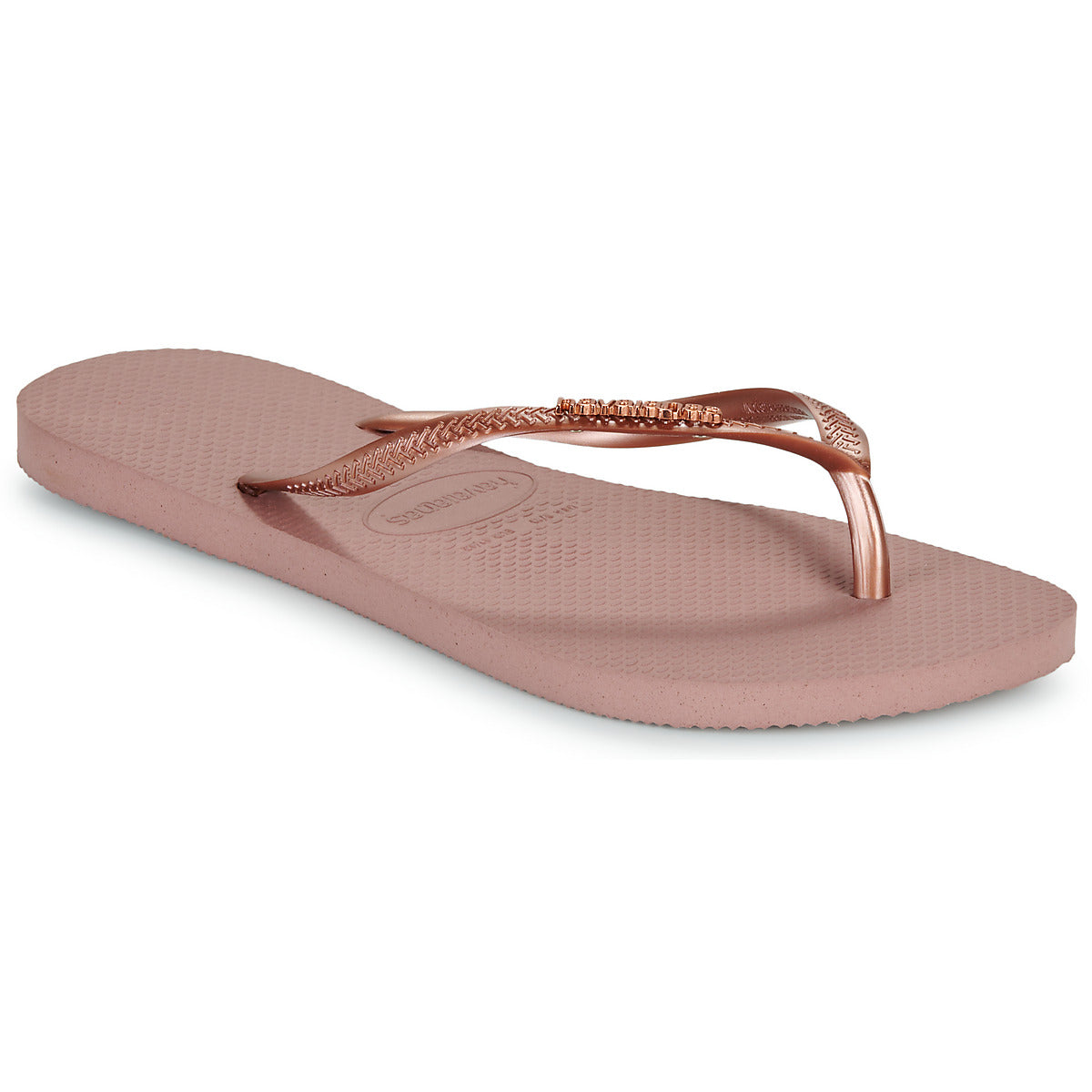 Infradito Donna Havaianas SLIM LOGO METALLIC Rosa
