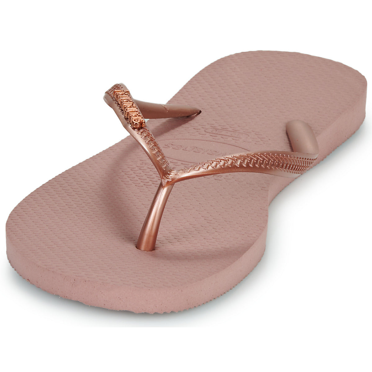 Infradito Donna Havaianas SLIM LOGO METALLIC Rosa