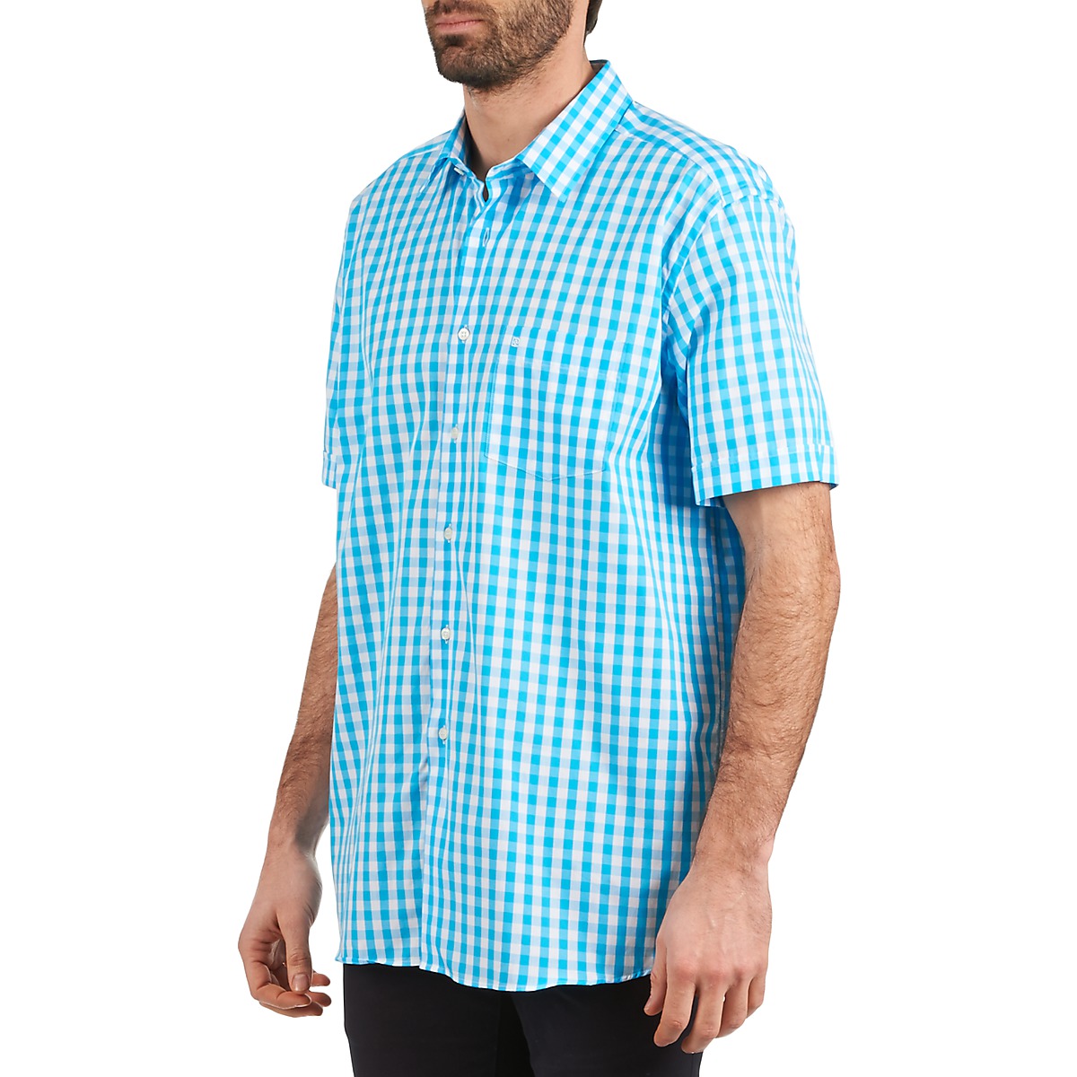Camicia a maniche corte Uomo Pierre Cardin 539236202-140 Blu
