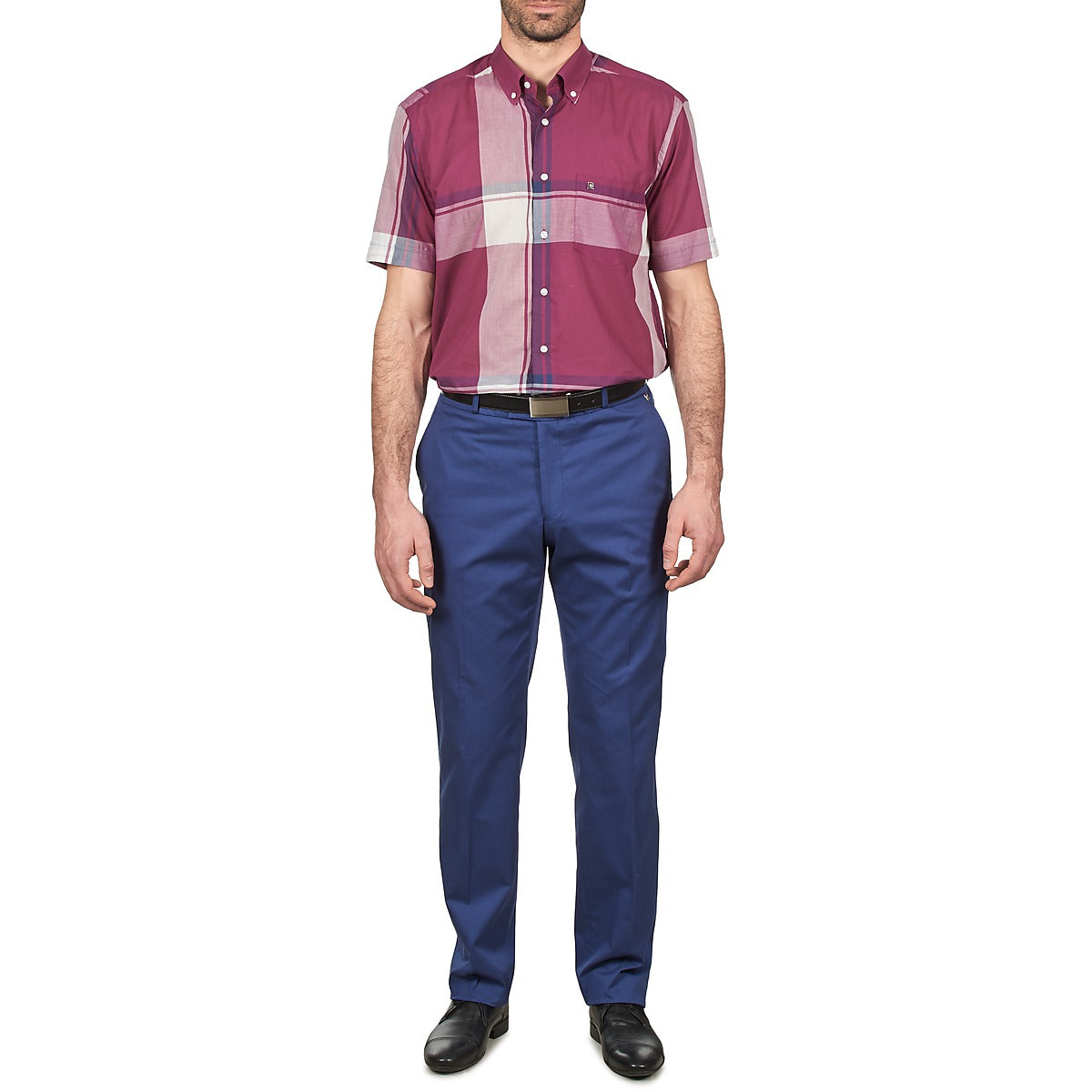 Camicia a maniche corte Uomo Pierre Cardin 538536226-860 Viola