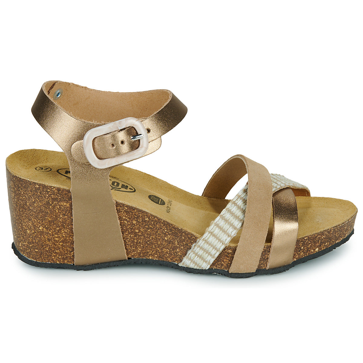 Sandali Donna Plakton BRIDGE Oro