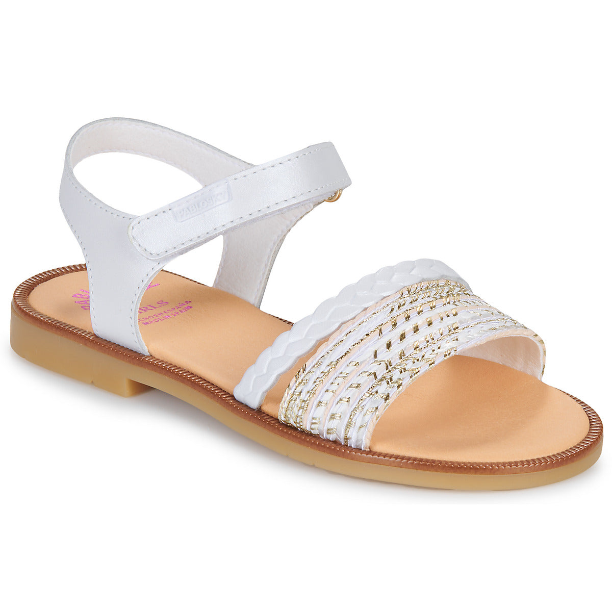 Sandali bambini ragazza Pablosky MARY Bianco