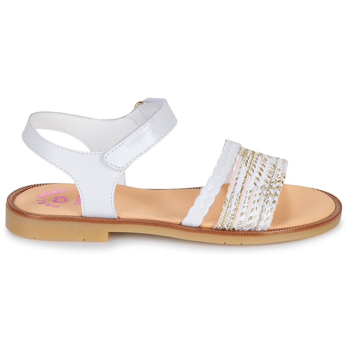 Sandali bambini ragazza Pablosky MARY Bianco