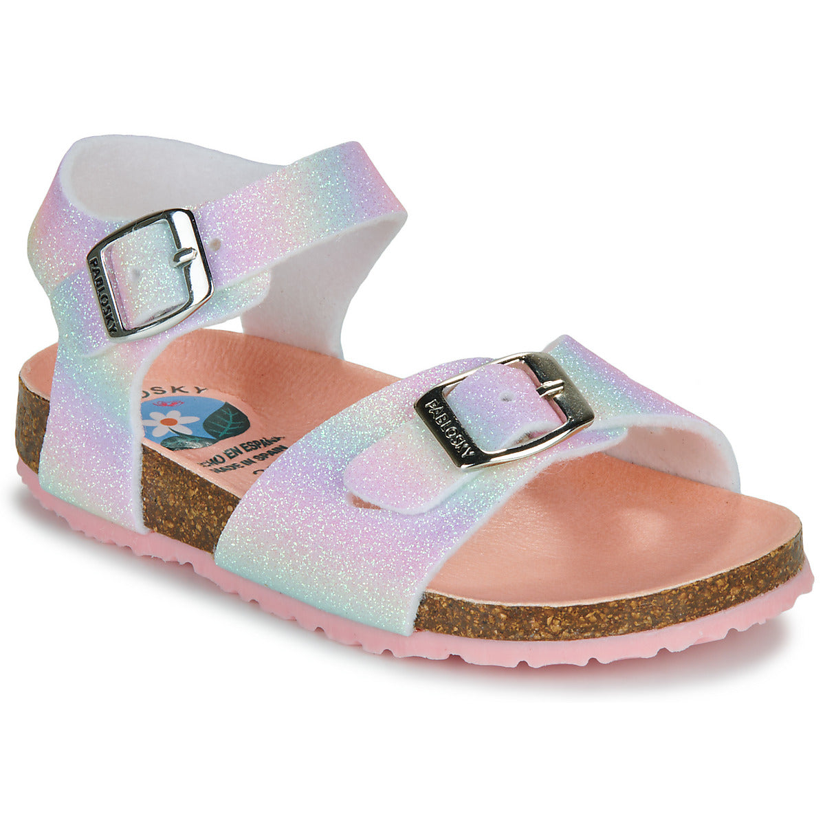Sandali bambini ragazza Pablosky BIO Multicolore
