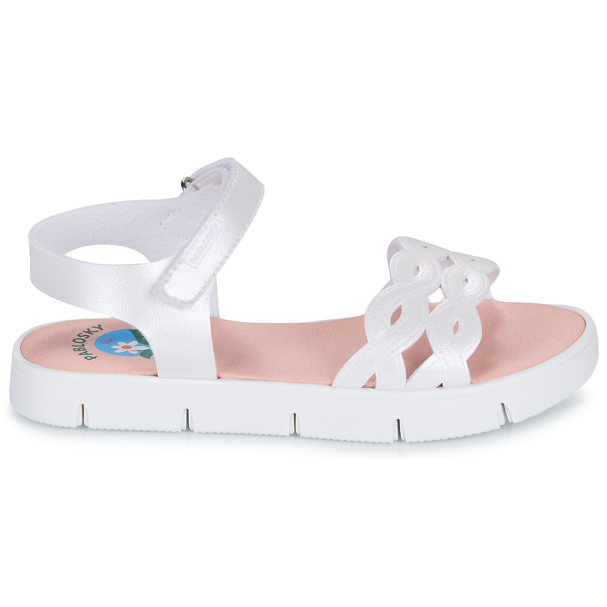 Sandali bambini ragazza Pablosky POLINA Bianco