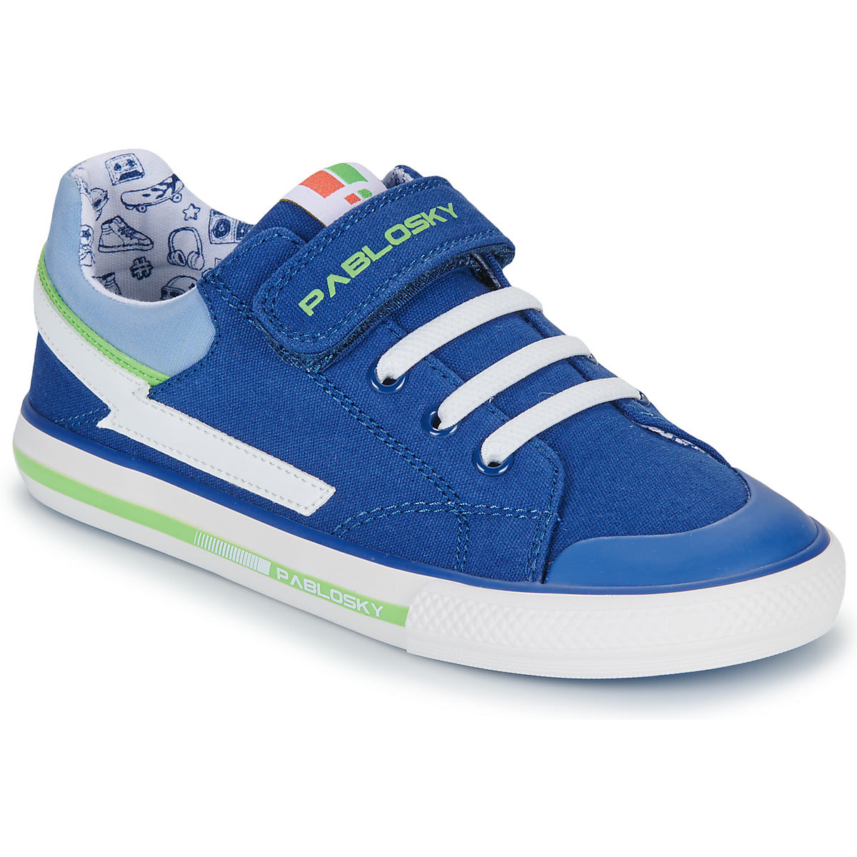 Scarpe bambini ragazzo Pablosky CANVAS Blu