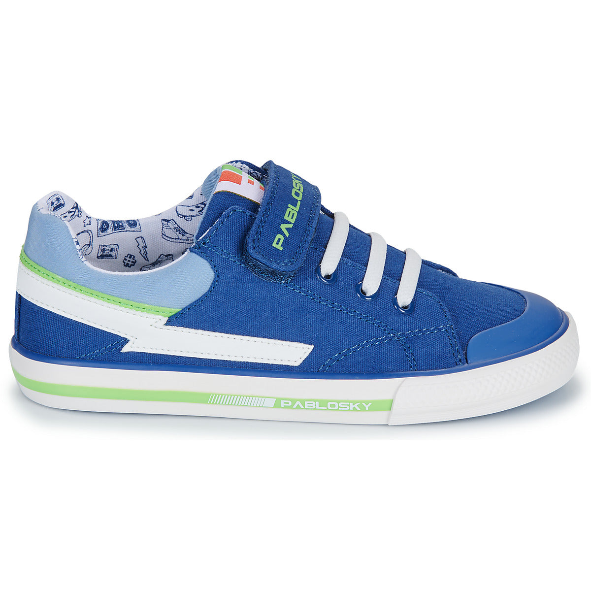 Scarpe bambini ragazzo Pablosky CANVAS Blu