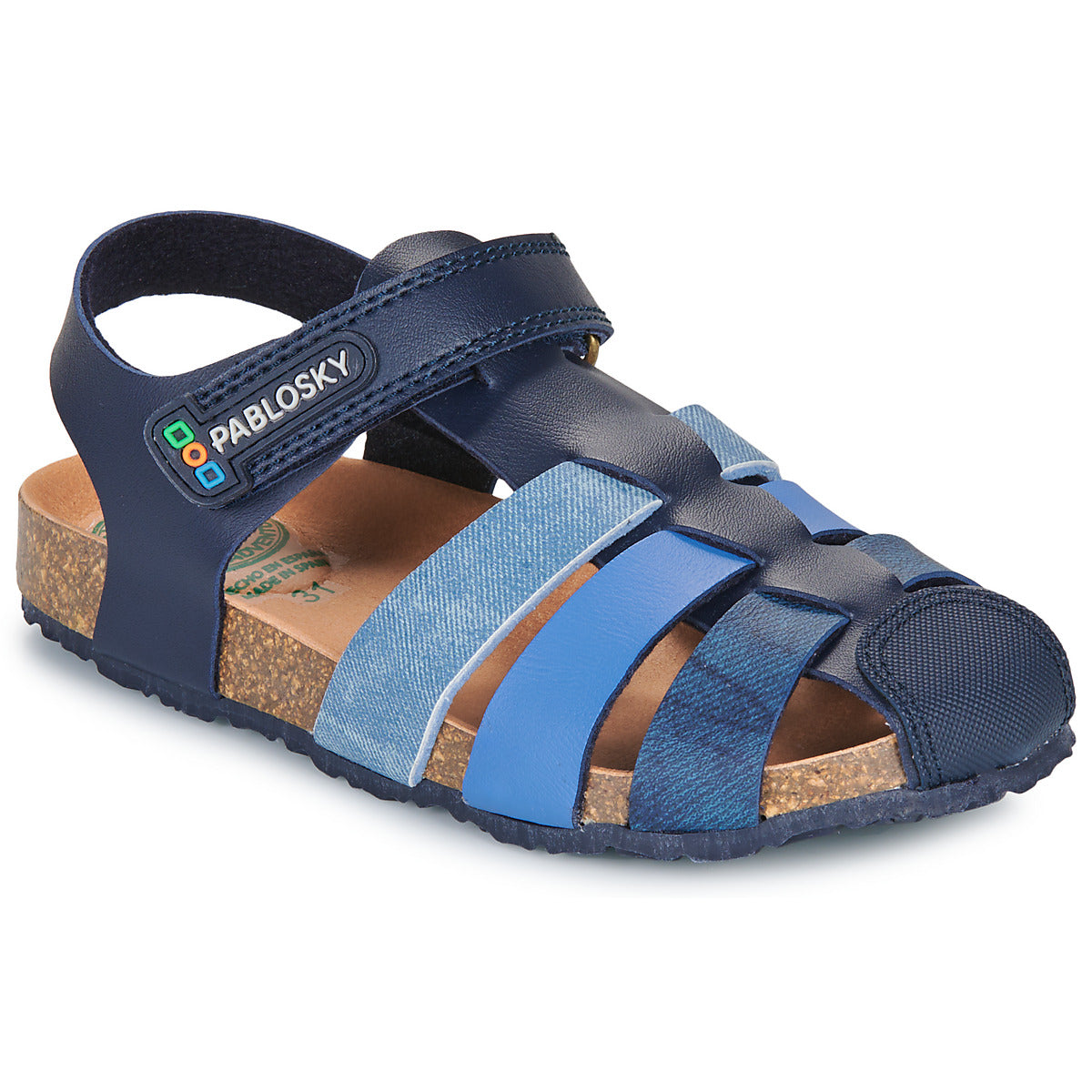 Sandali bambini ragazzo Pablosky BIO Blu