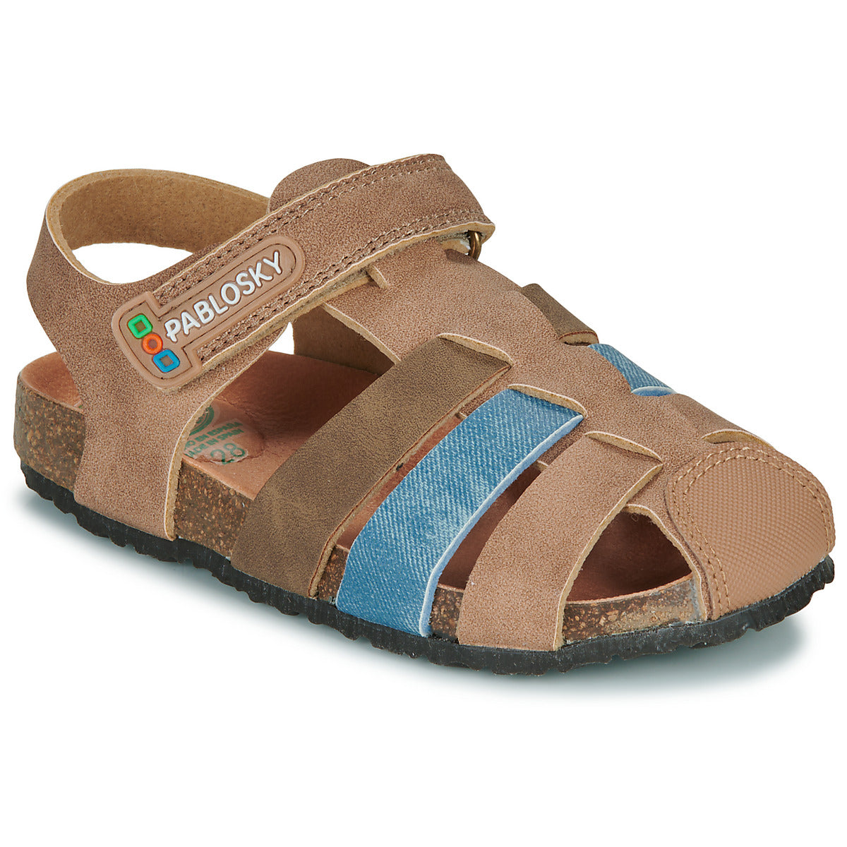 Sandali bambini ragazzo Pablosky BIO Marrone