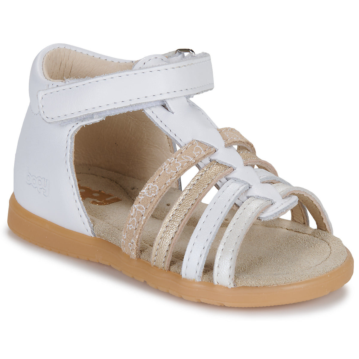 Sandali bambini ragazza Bopy RESEDA Bianco