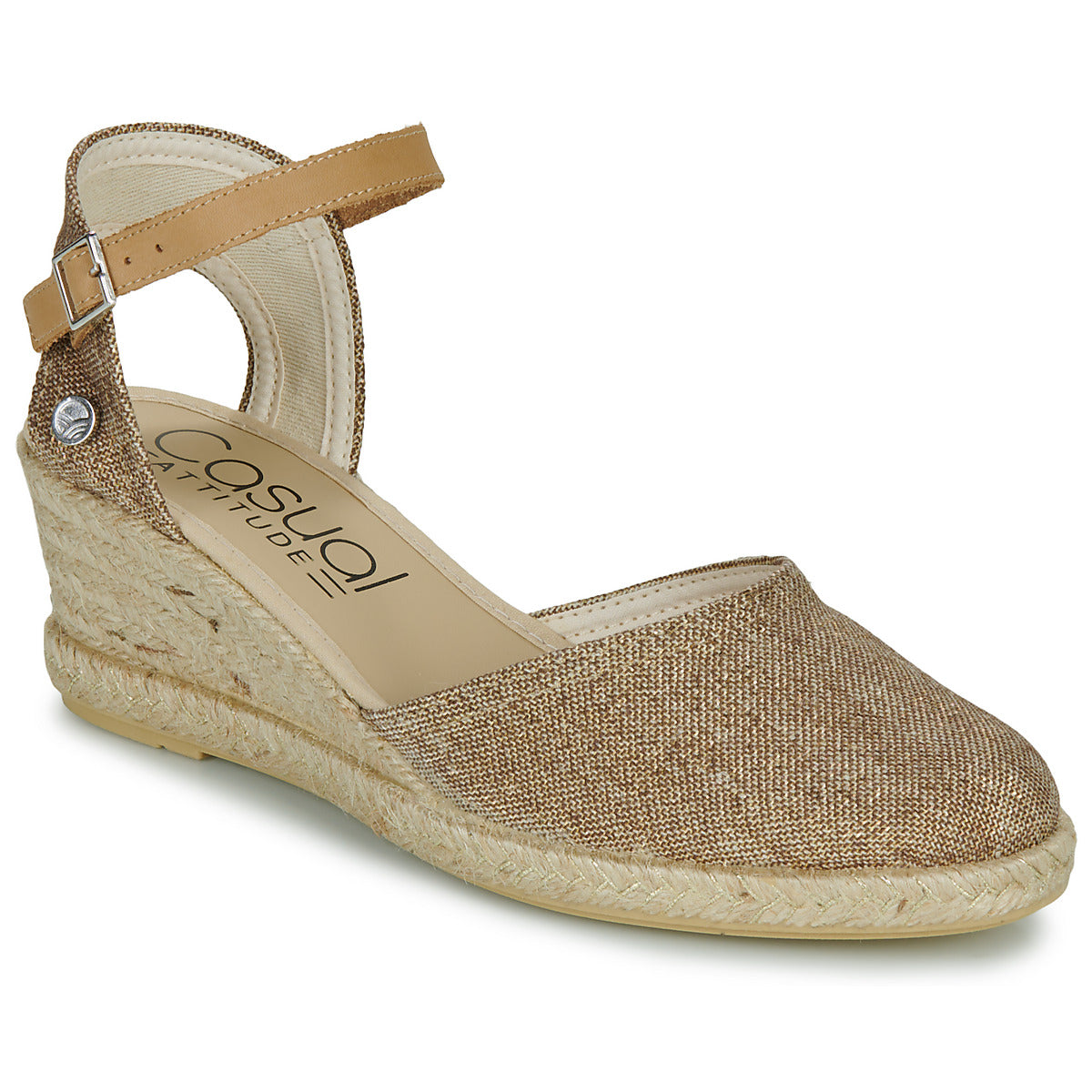 Scarpe Espadrillas Donna Casual Attitude ONELLA Marrone