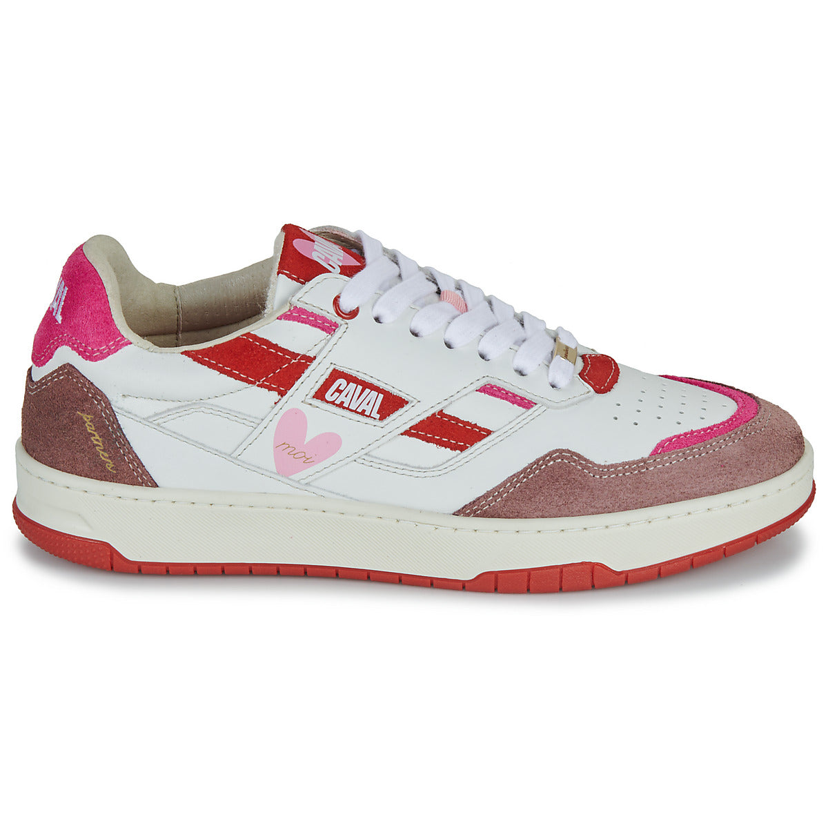 Sneakers basse Donna Caval PLAYGROUND Rosa