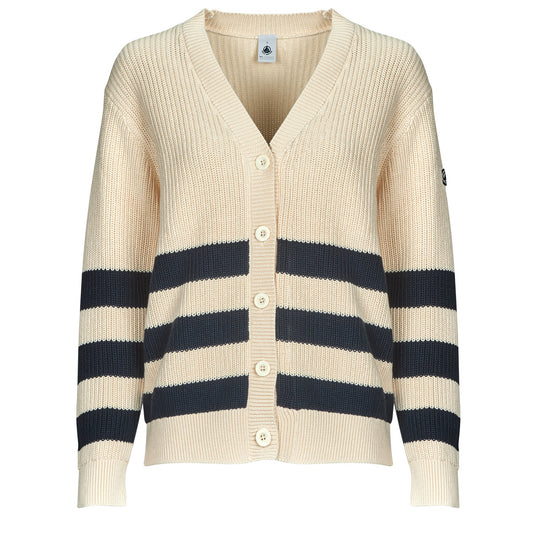 Gilet / Cardigan Donna Petit Bateau BABACUIVRE Marine