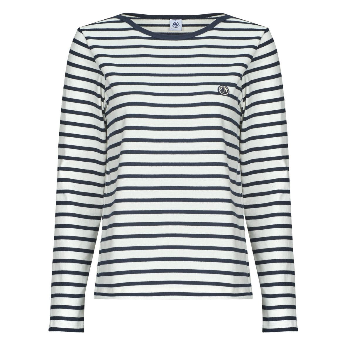 T-shirts a maniche lunghe Donna Petit Bateau BABYLONE Marine