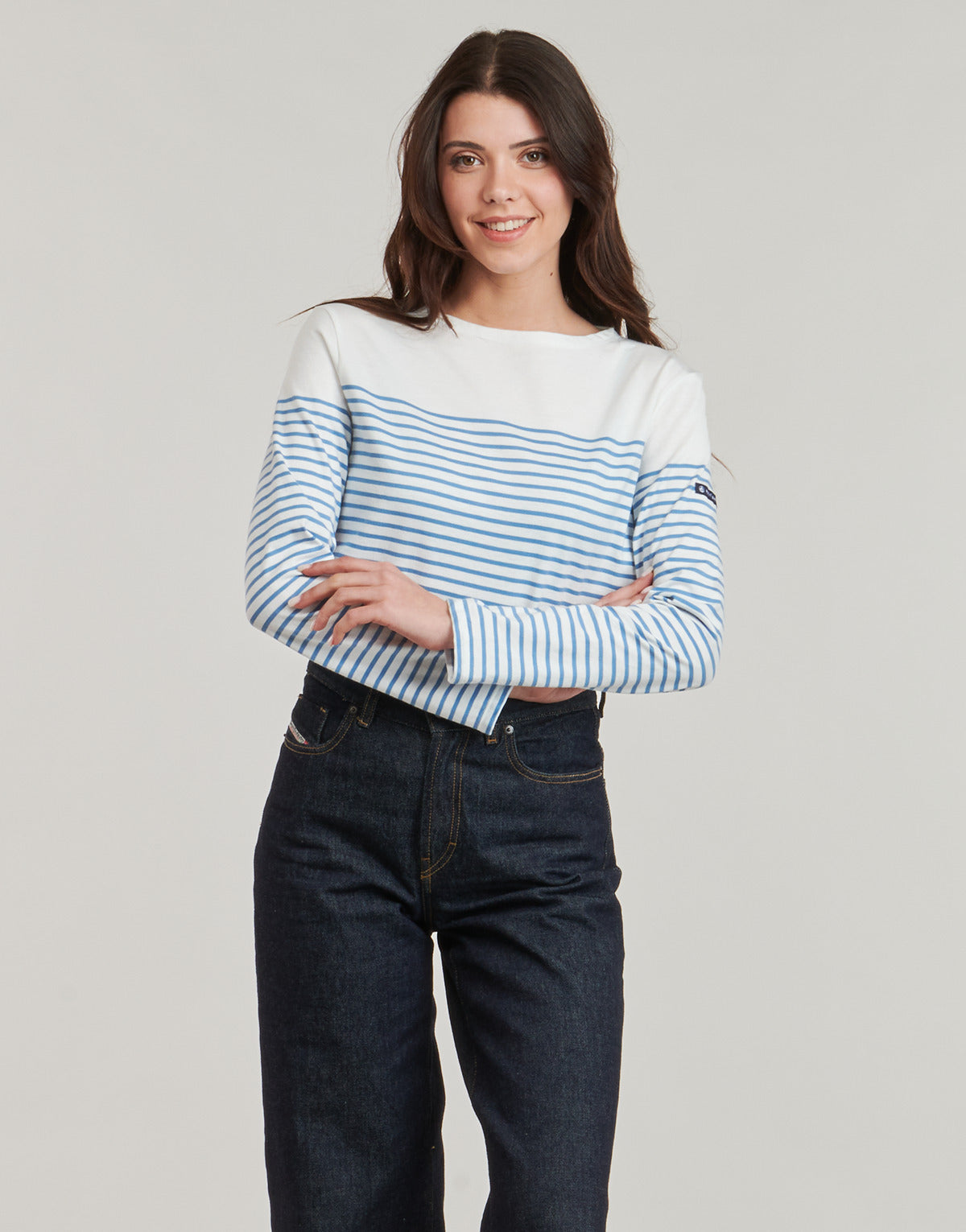 T-shirts a maniche lunghe Donna Petit Bateau BABELA Blu