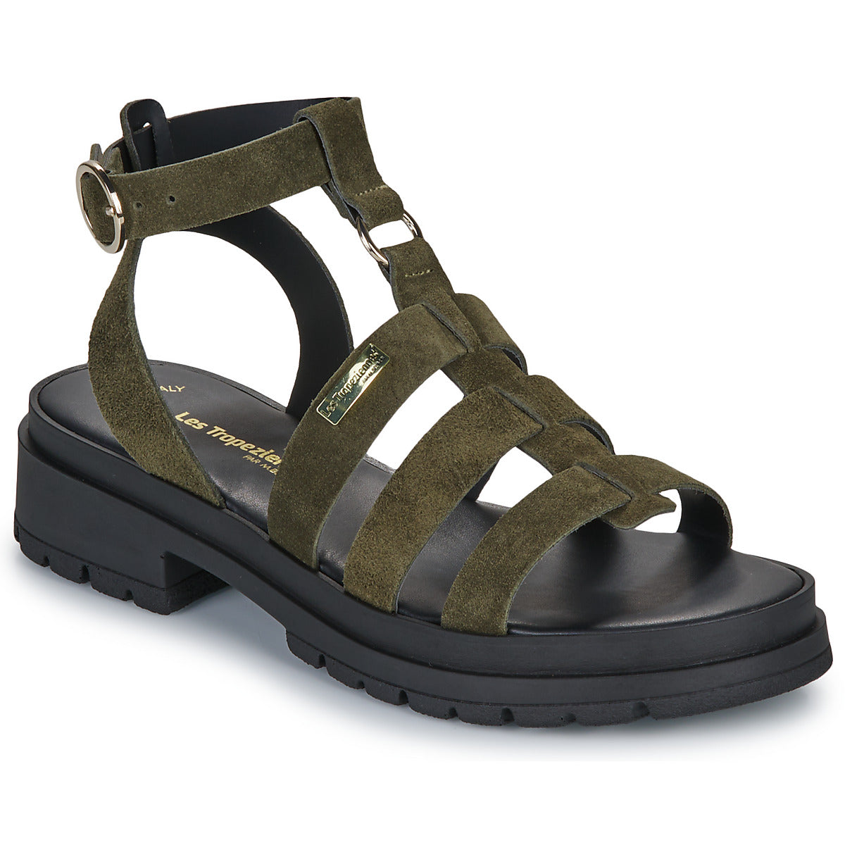 Sandali Donna Les Tropéziennes par M Belarbi TOBOSUED Kaki