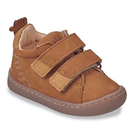Scarpe bambini ragazza Easy Peasy MY DODU VELCRO Marrone